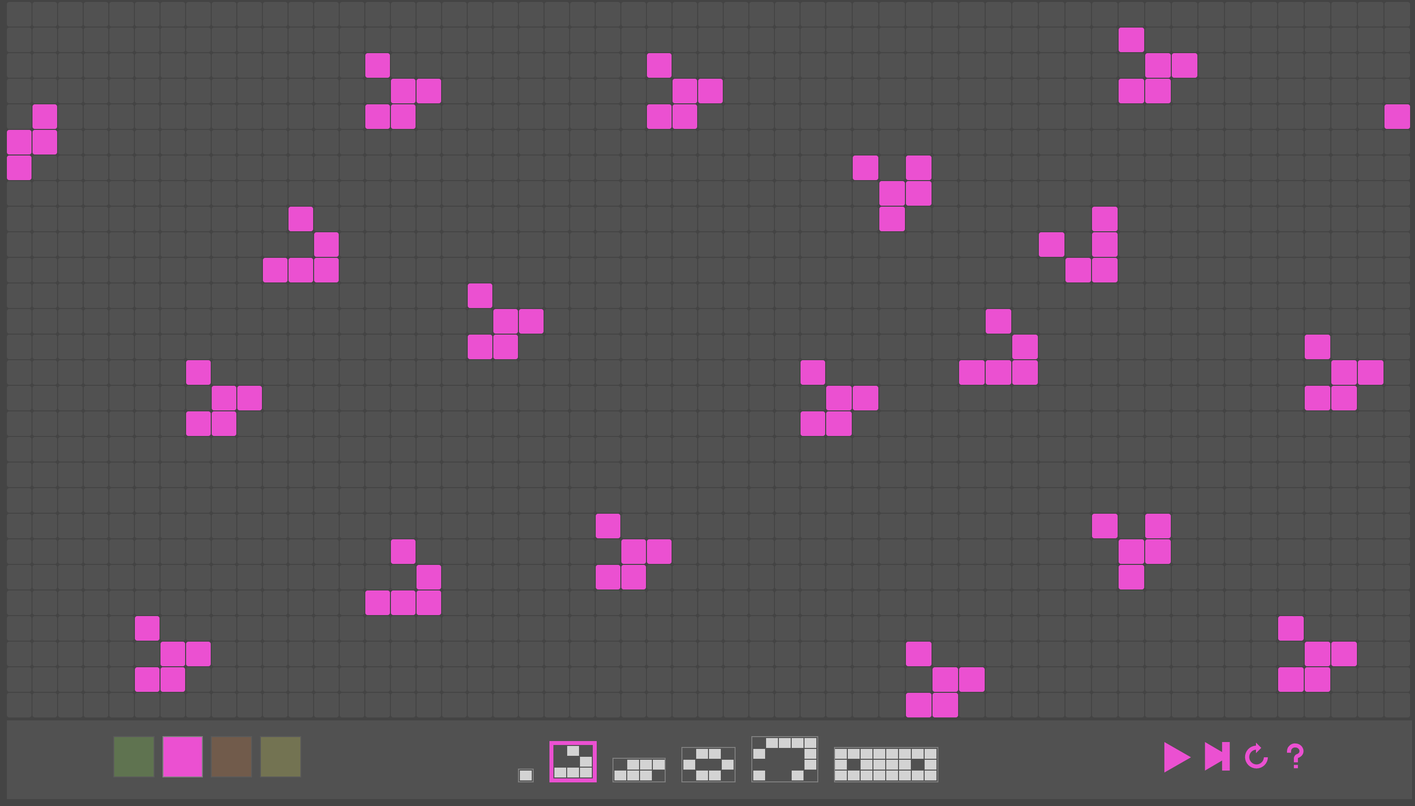 still image from game animation sequence showing color controls